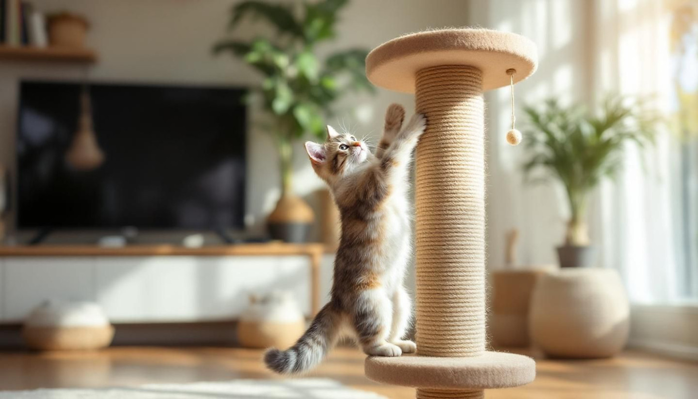 Wie wählt man den idealen Kratzbaum für große und aktive Katzen?